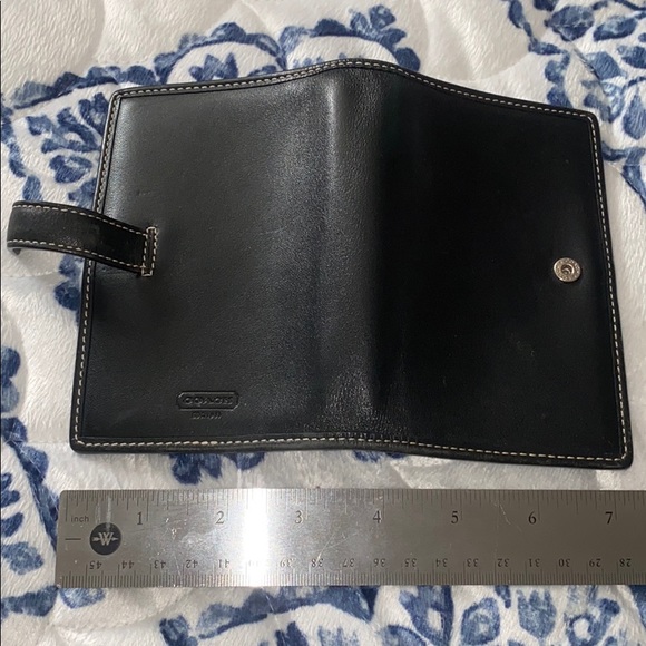 Coach Accessories Coach Passport Id Holder Black Leather Poshmark